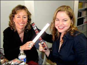 Pamela and Jeaniene Frost at Turn the Page Bookstore Feb. 2011